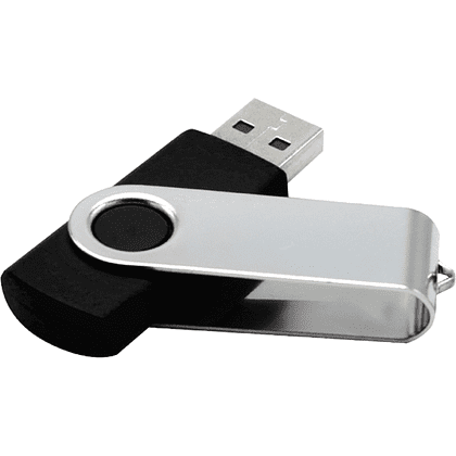 USB Flash 2.0 16 Gb VDF-008, пластик, метал, черный  - 3