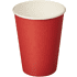Стакан картонный 300 мл, 50 шт, 1 слой, красный
