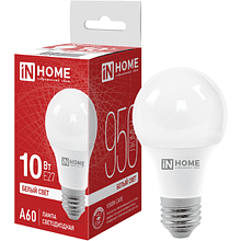 Лампа светодиодная In Home LED A-60-VC, груша, 10Вт, E27