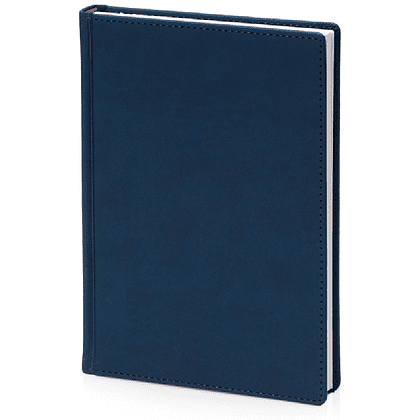 Ежедневник недатированный "Velvet", А5, 272 страницы, глубокий синий