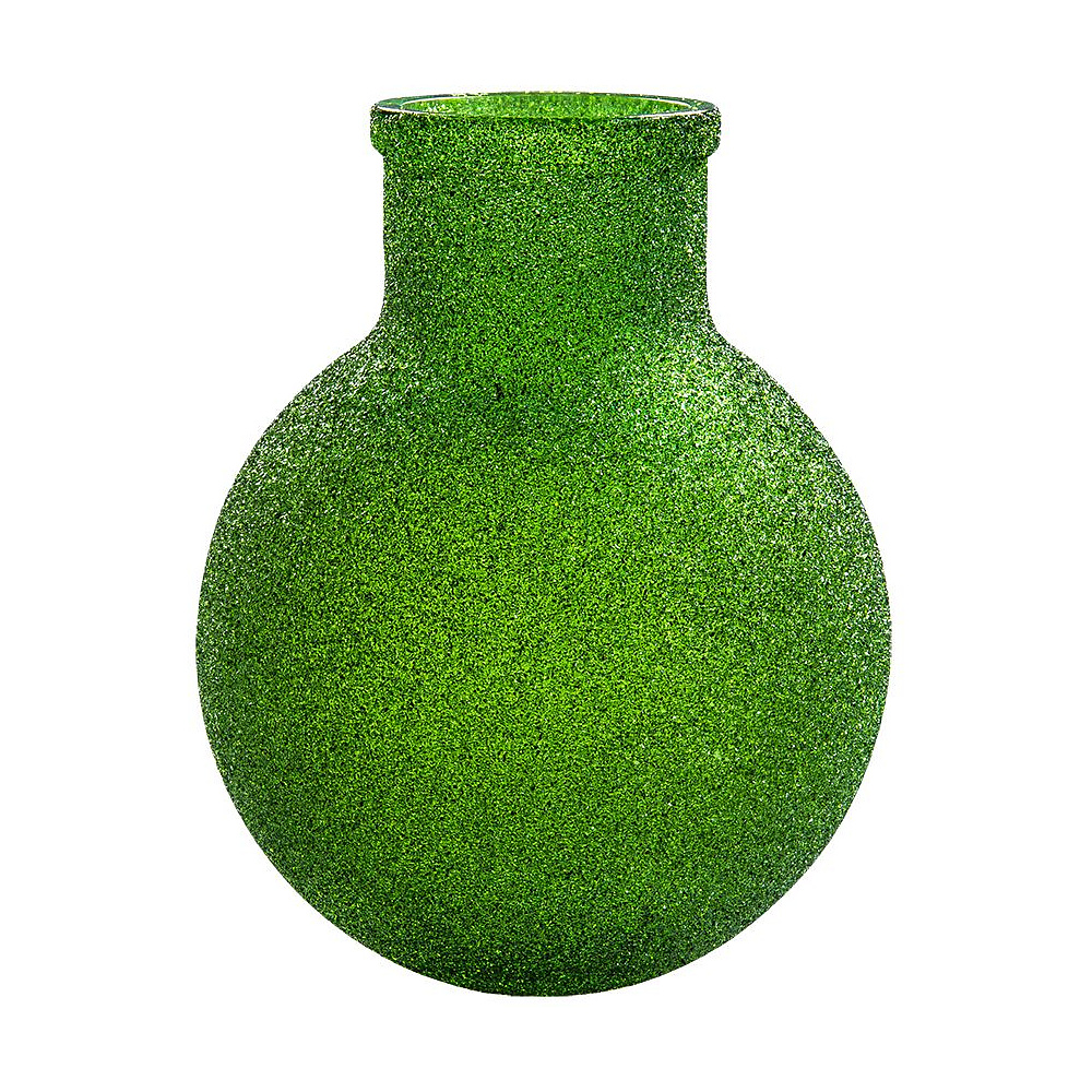 Бутыль декоративная "5126F1004 Aran", стекло, зеленый