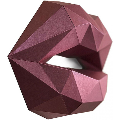 Набор для 3D моделирования "Поцелуй", темно-красный - 2