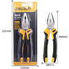 Плоскогубцы Deli YS EDL2008Z, 200 мм., желтый, черный - 10