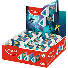 Ластик "Dragon", белый, зеленый 