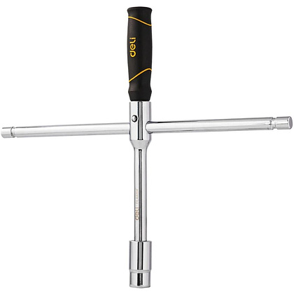 Ключ балонный крестообразный Deli YS EDL4416K, 17/19+21/23 мм, противоскользящая ручка