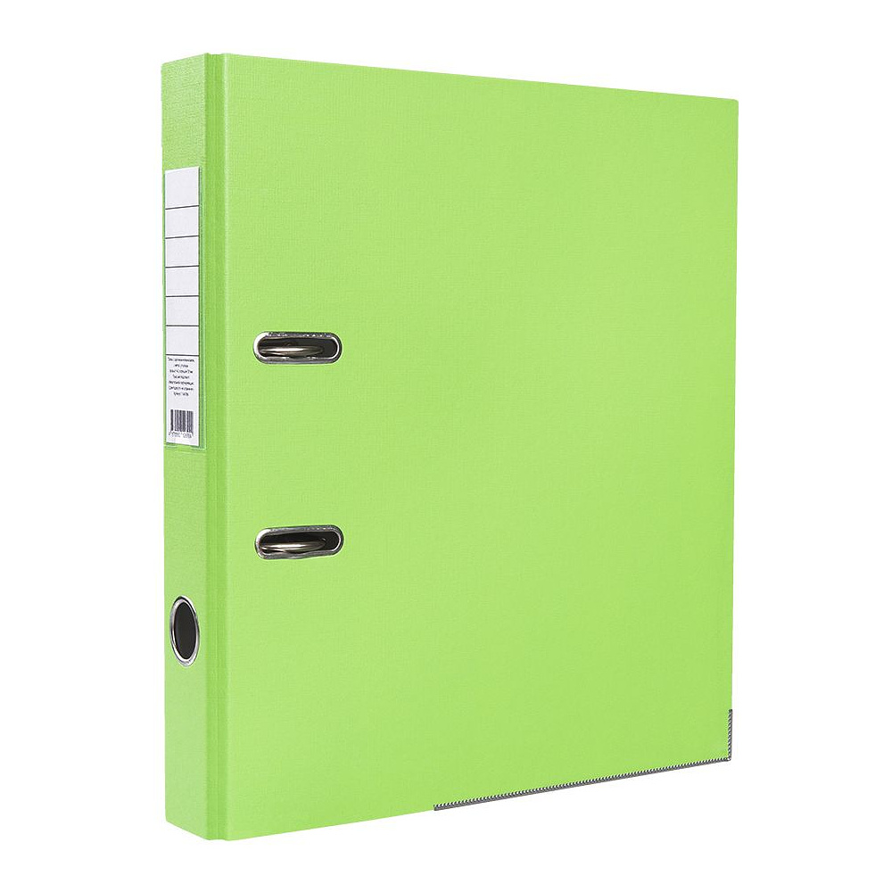 Папка-регистратор "OfficeStyle", А4, 50 мм, ПВХ Эко, светло-салатовый