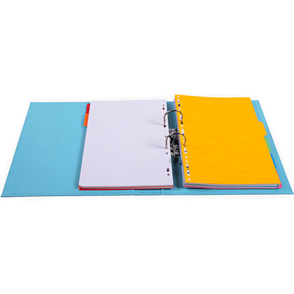 Папка-регистратор, A4, 70 мм, ПВХ, голубой - 2