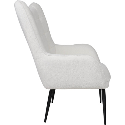 Кресло KENZO, искусственный мех, белый - 3