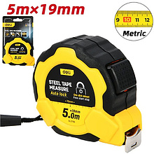 Рулетка Deli YS EDL3796, 5 м х 19 мм, желтый, черный