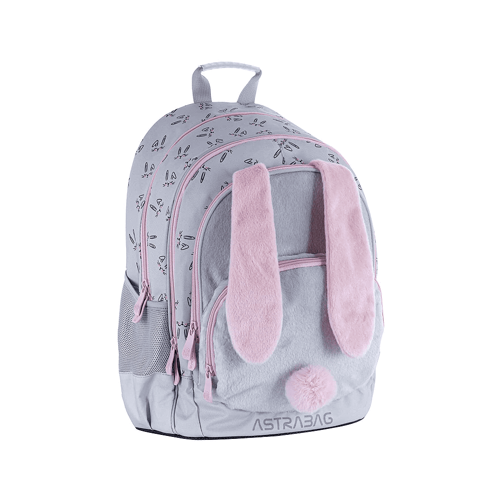 Рюкзак школьный "Honeybunny", серый, розовый - 2