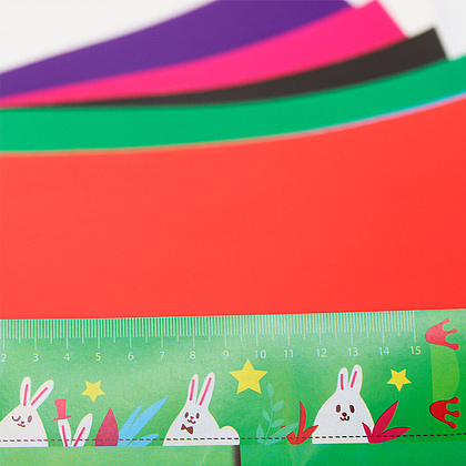 Картон цветной "Хамелеон", A4, 7 цветов, 7 листов - 2