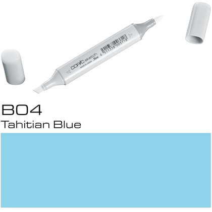 Маркер перманентный "Copic Sketch", B-04 таитянский синий