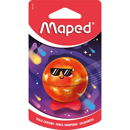 Точилка "Planet", 1 отверстие, ассорти - 5