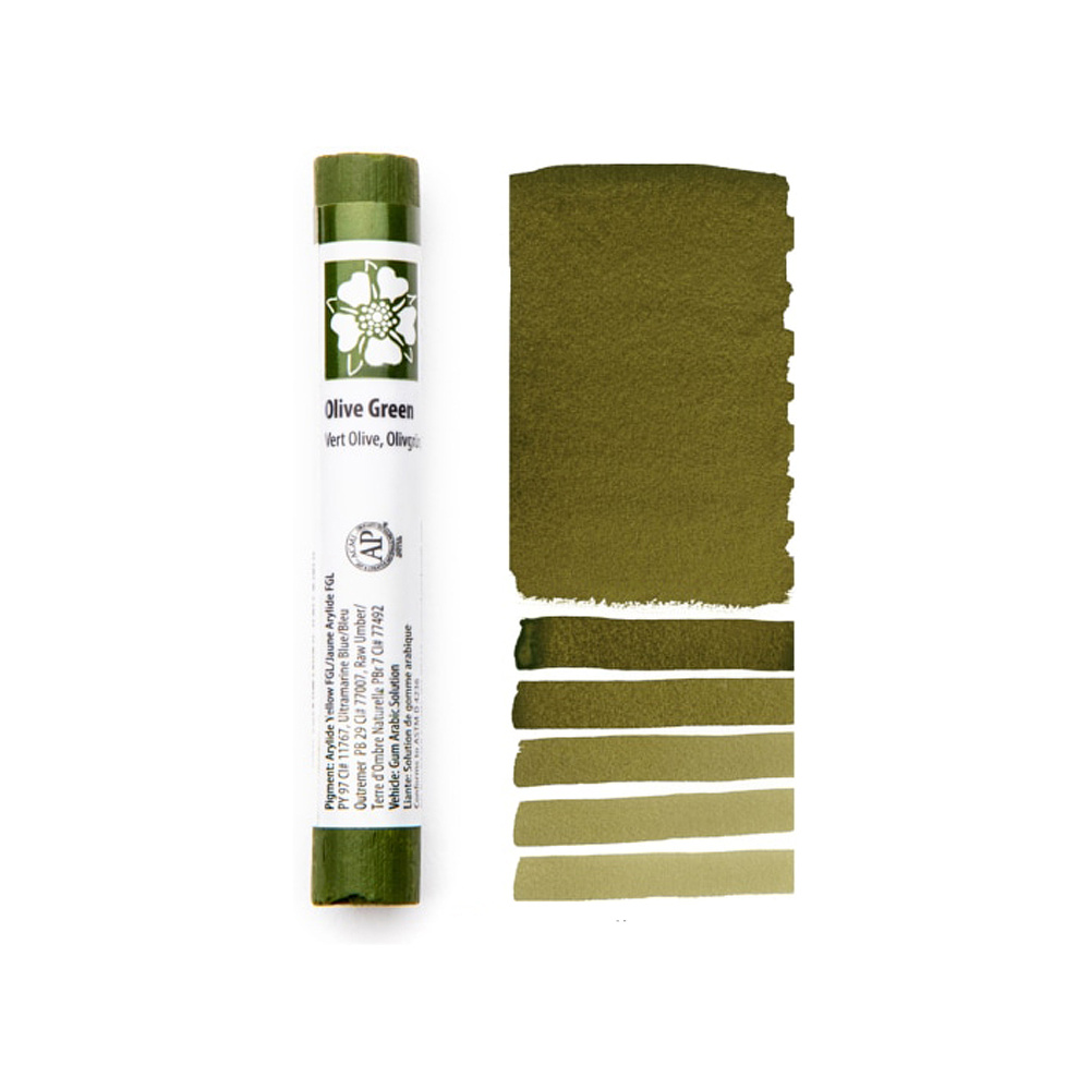Стик акварельный Daniel Smith, оливковый, 12 мл