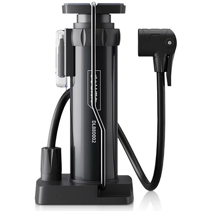 Насос велосипедный ножной Deli YS EDL880002, 5.5bar/80psi