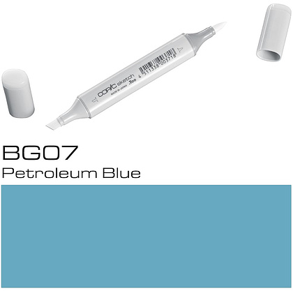 Маркер перманентный "Copic Sketch", BG-07 нефтяной синий