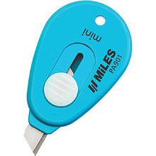 Нож для бумаги малый "Kangaro Miles", 9 мм, ассорти