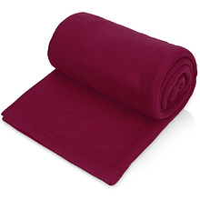 Плед флисовый "Polar", бордовый