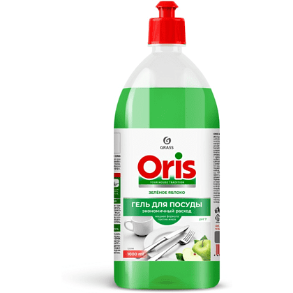 Средство для мытья посуды «Oris зеленое яблоко», 1 л