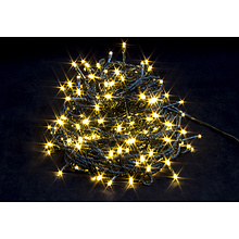 Гирлянда LED "Нить", черный провод, 20 м