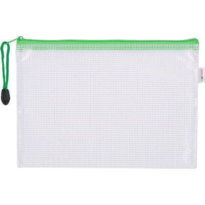 Папка конверт на молнии "Deli", А5, прозрачный - 4