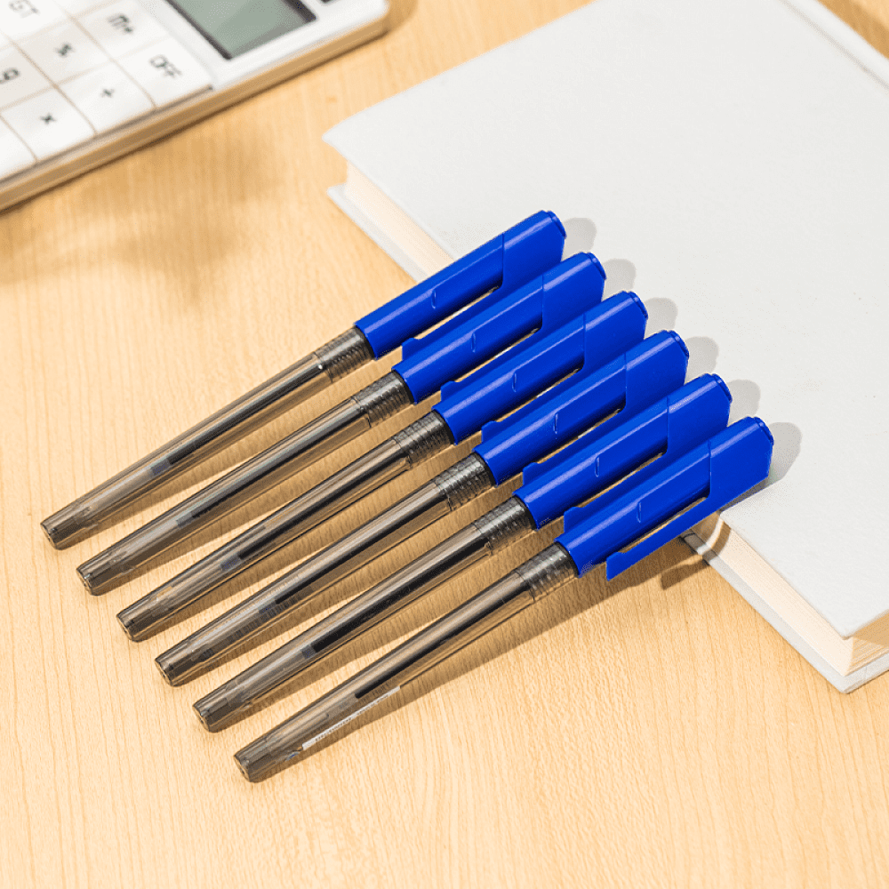 Ручка шариковая "Arrow", 0.7 мм, прозрачный, синий, стерж. синий - 2