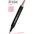 Маркер перманентный двусторонний "Sketchmarker Brush", R104 пуанты