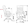 Кресло для руководителя "Бюрократ KB-10", кожзам, пластик, черный - 5