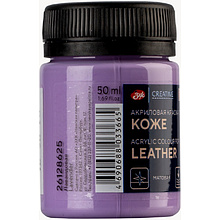 Краска акриловая для кожи "Декола", 625 лавандовая, 50 мл., банка