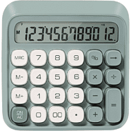Калькулятор настольный EM36 Deli, 12-разрядный, пластик, зеленый 