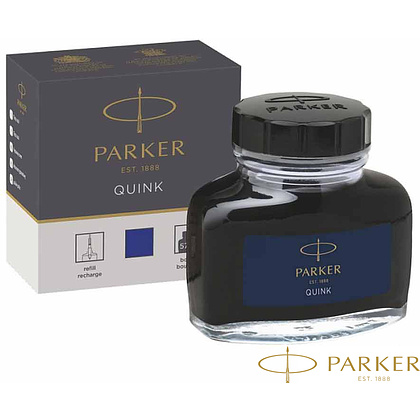 Чернила для перьевых ручек "Parker", 57 мл, синий