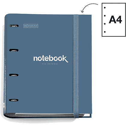 Тетрадь Miquelrius "Emotions", А4, 100 листов, клетка, темно-синий - 3