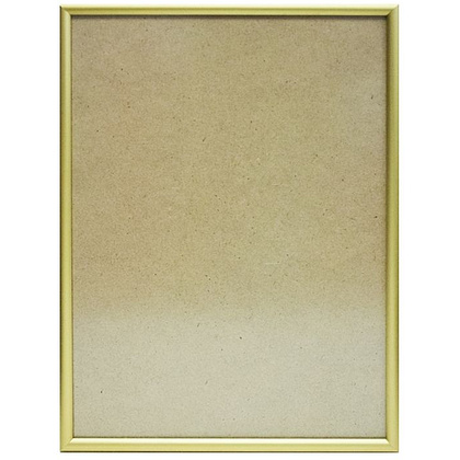 Фоторамка металлическая, 21х30 см, золотистый