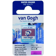 Краски акварельные "Van Gogh", 845 интерферентный красный, кювета