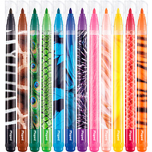 Фломастеры "Animals", 12 шт