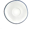Чашка с блюдцем "Seawave", фарфор, 200 мл, белый, синий - 3