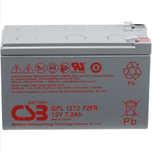 Аккумуляторная батарея CSB GPL 1272 F2 FR, 12 В, 7.2 Ач
