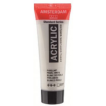 Краски акриловые "Amsterdam", 817 белый перламутровый, 20 мл, туба
