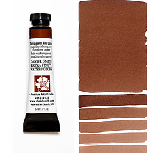 Краски акварельные Daniel Smith, прозрачный красный оксид, 5 мл, туба