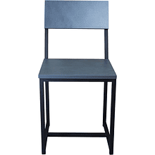 Стул ALLERD RION, металл, ЛДСП, черный муар, Металл Бруклин