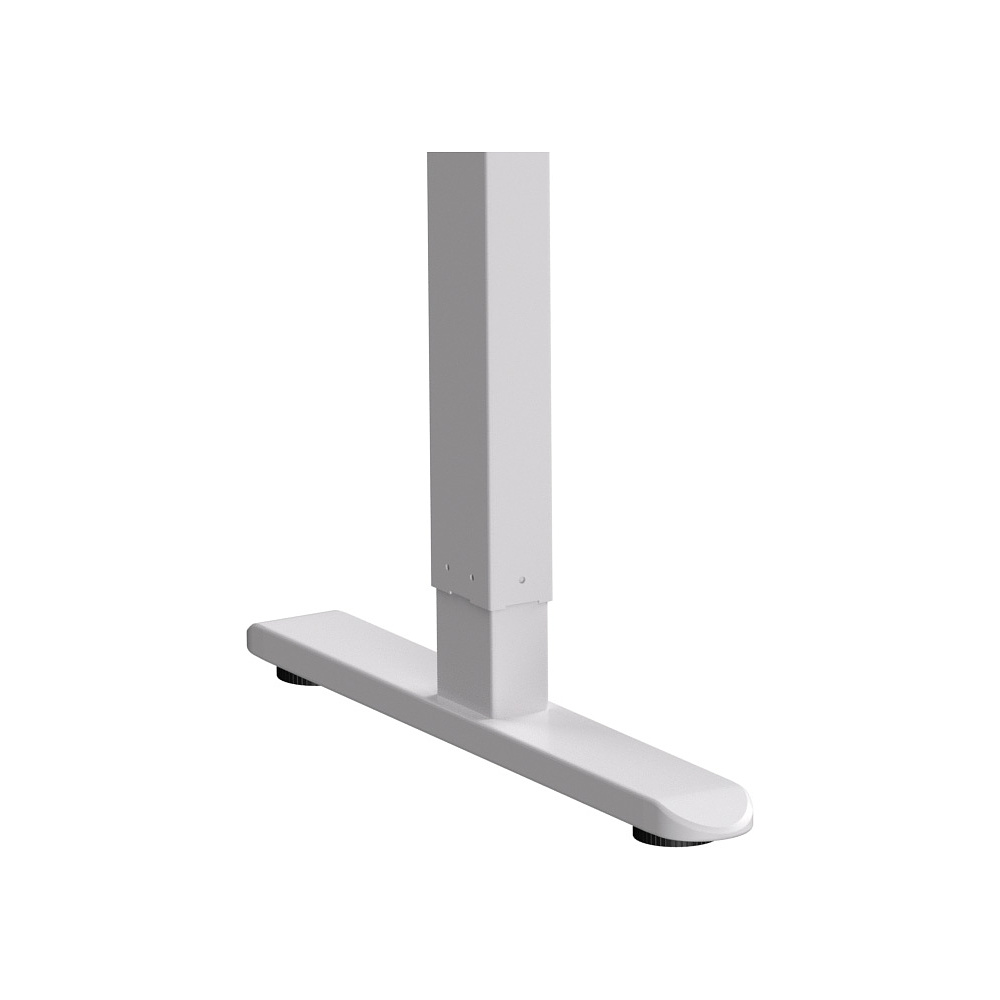 Стол с электроприводом WellDesk Basic 1300x675х18 белый/дуб бардолино натуральный (9191460+9072452) - 4