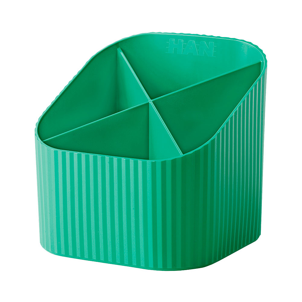 Подставка для канцелярских мелочей "Re-X-LOOP", зеленый