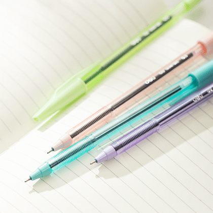 Ручка шариковая "Think", 0.5 мм, прозрачный, стерж. синий - 3