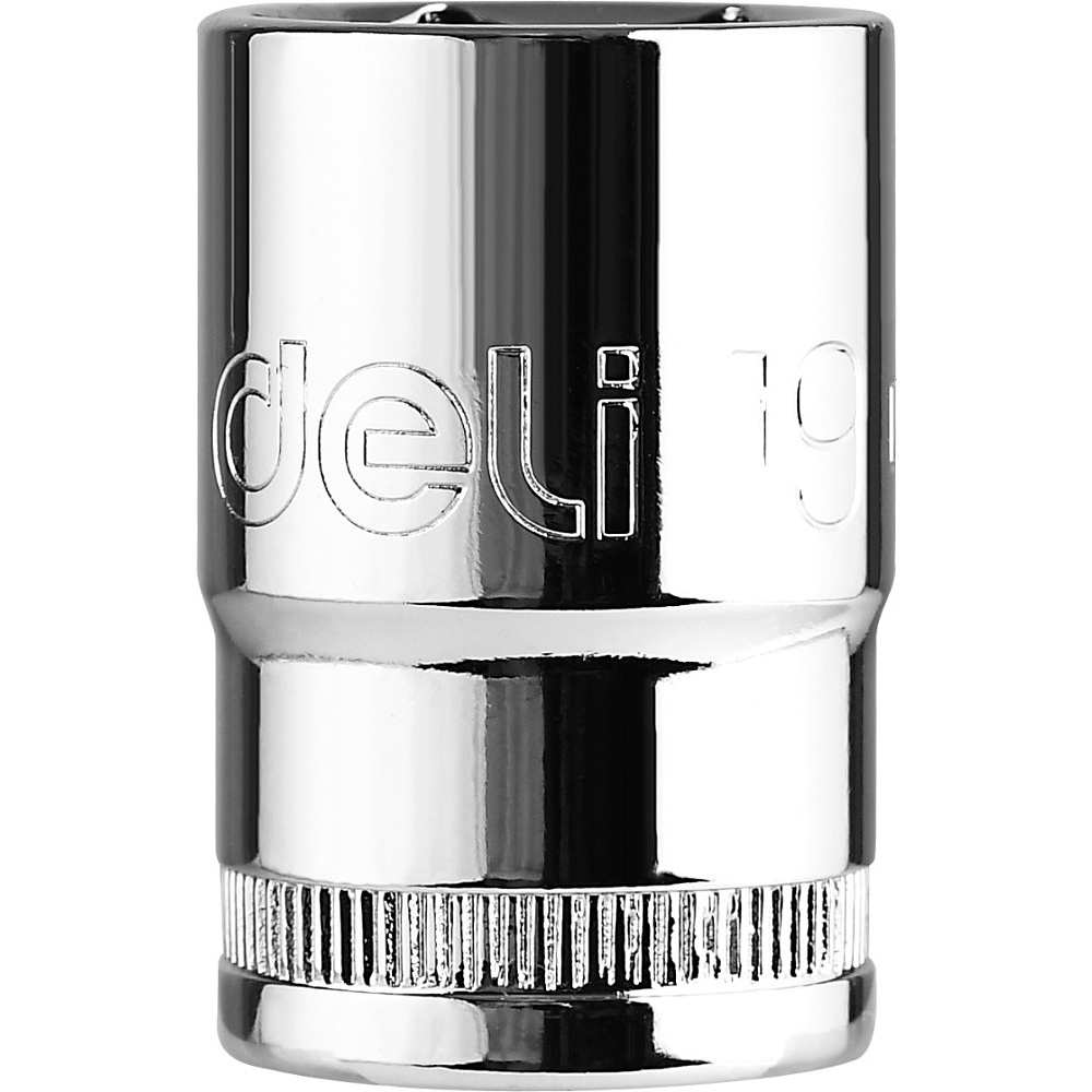 Головка торцевая шестигранная Deli YS EDQ4019 1/2", 19 мм, серебристый