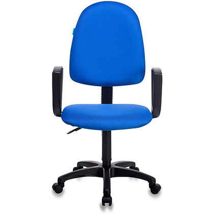 Кресло для персонала "Бюрократ CH-1300N/BLUE Престиж+", пластик, ткань, синий - 2