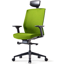 Кресло для руководителя Bestuhl "J1", сетка, ткань, пластик, зеленый 