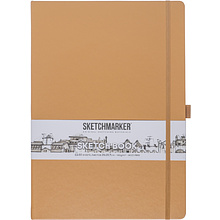 Скетчбук "Sketchmarker", 21x29,7 см, 140 г/м2, 80 листов, капучино