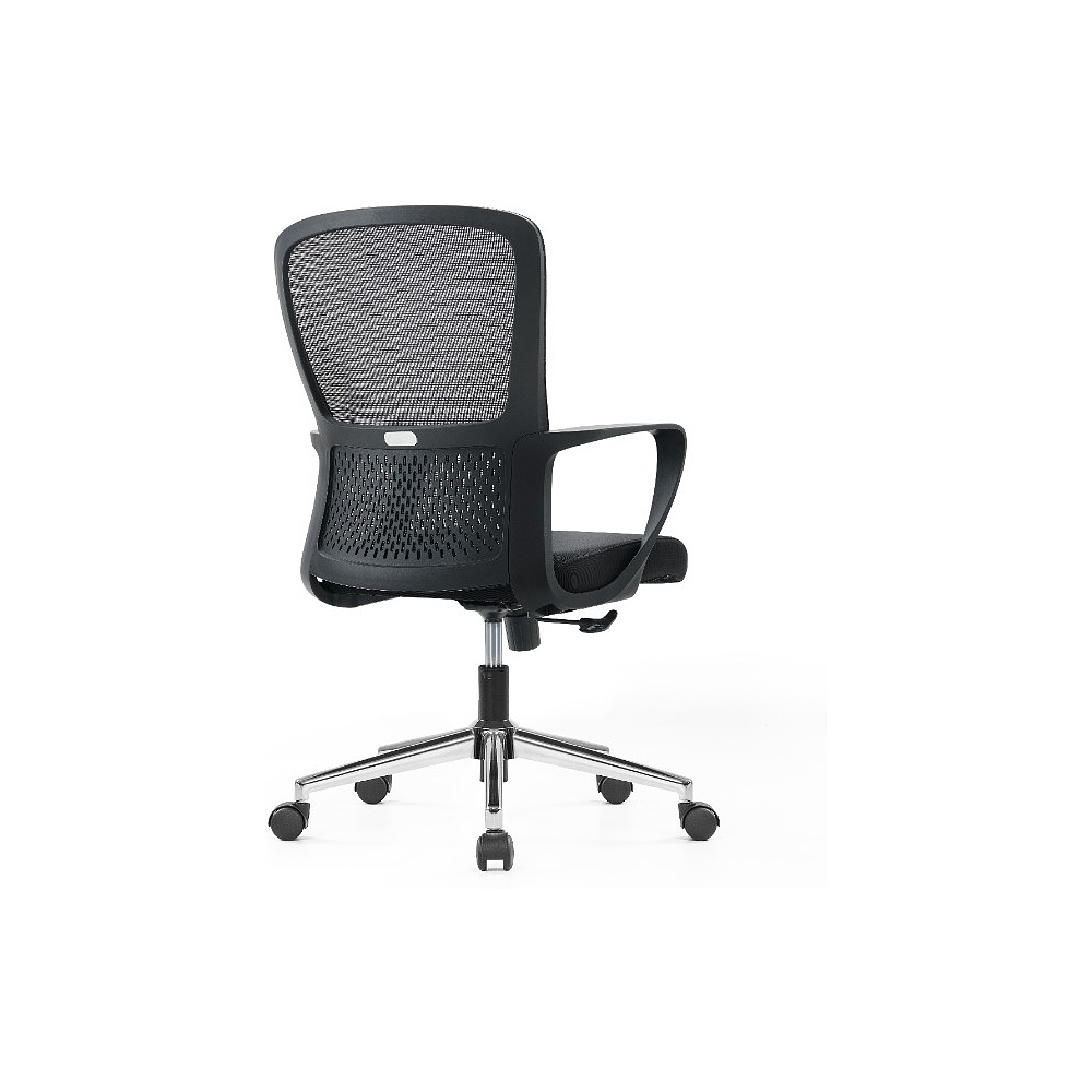 Кресло компьютерное SitZone U-069B, сетка, ткань, черный - 4