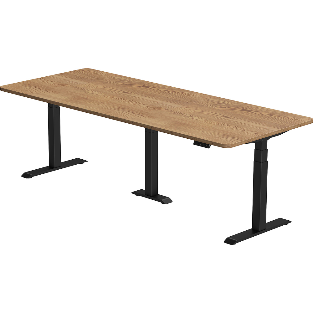 Каркас стола с электроприводом трехмоторный AOKE, Well Desk Wing Pro, черный (AK3YJYT-TYZF3-90/120/180 BK) - 7