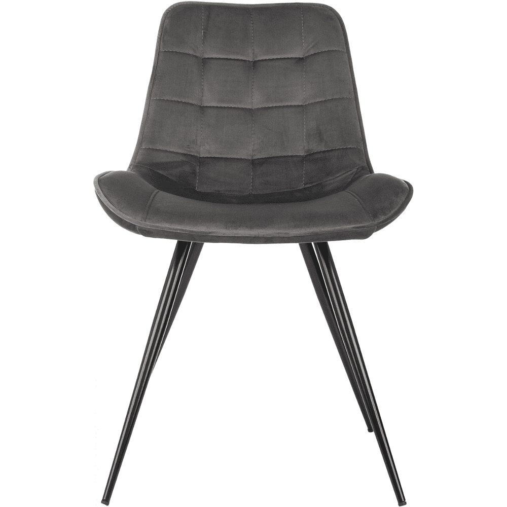 Стул Бюрократ "CH-K2_2", ткань, темно-серый, металл, комплект 2 штуки - 2